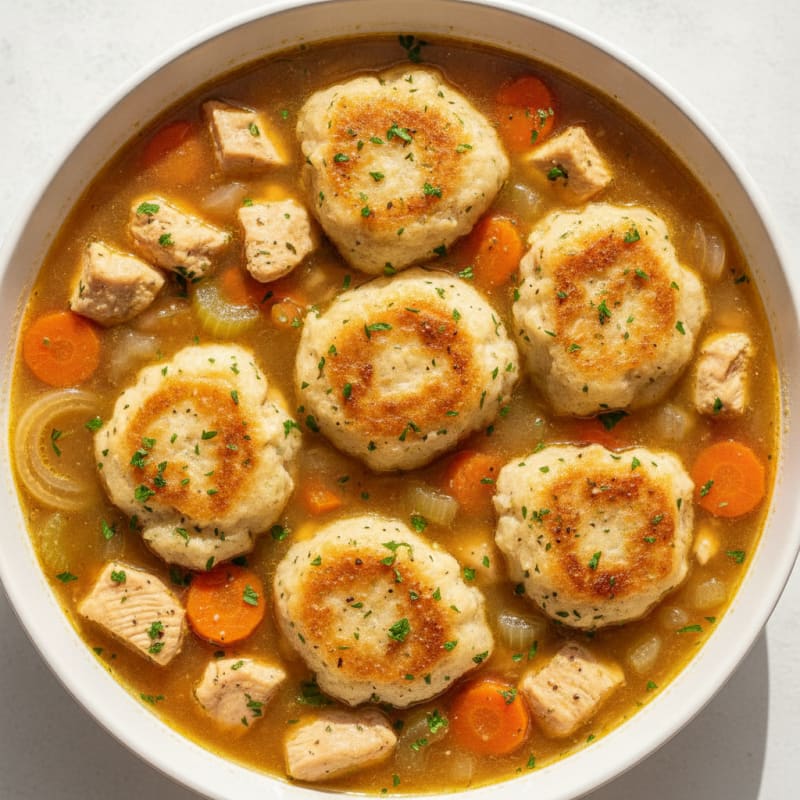Homestyle Chicken and Herb Dumplings