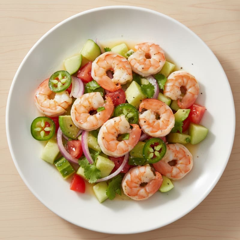 Citrus-Marinated Shrimp Ceviche with Avocado