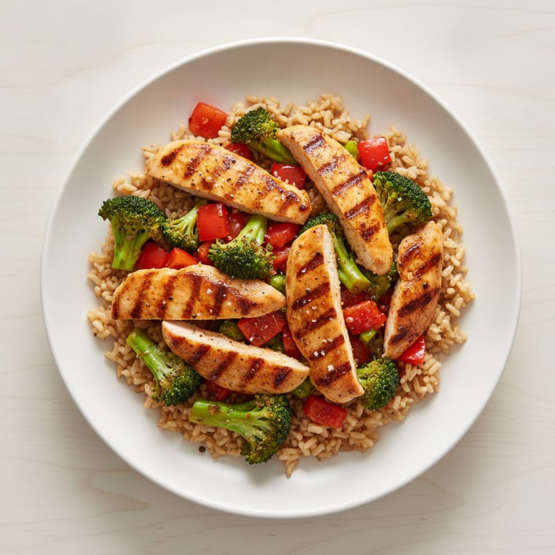 Hearty Chicken and Vegetable Bowl