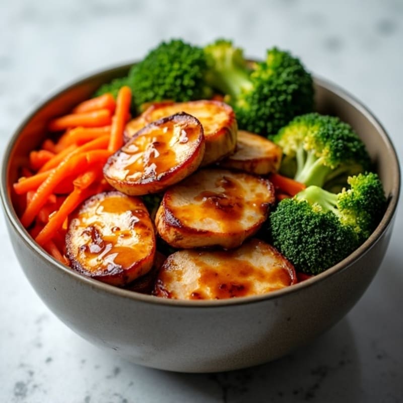 Sticky Ginger-Garlic Teriyaki Chicken Bowl