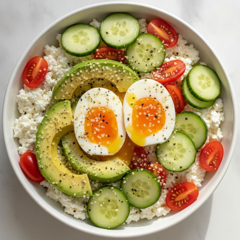 Savory Cottage Cheese Power Bowl