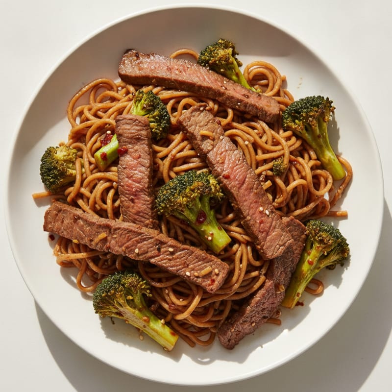 Beef and Broccoli Ramen Stir-Fry