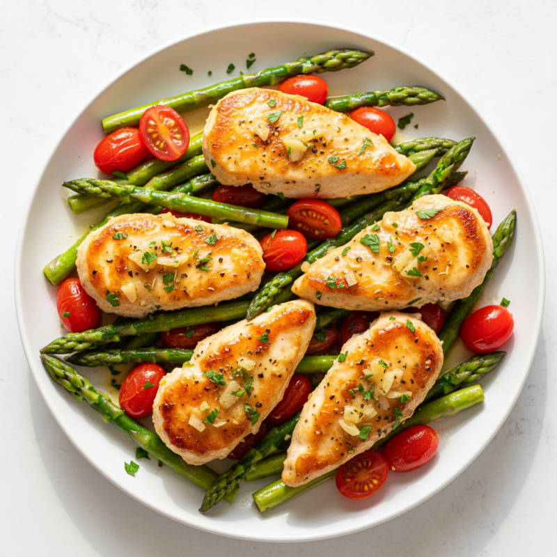 Speedy Lemon Herb Chicken Skillet