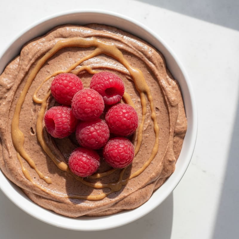 Silky Chocolate Protein Pudding with Greek Yogurt