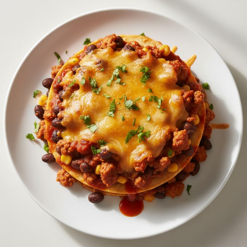 Ground Turkey Enchilada Bake