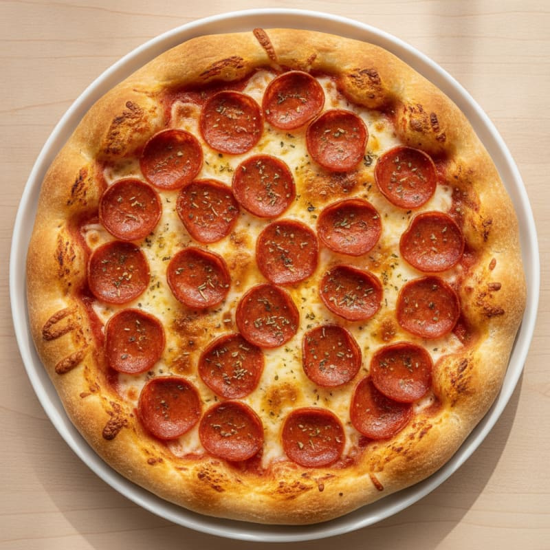 Pepperoni Stuffed Crust Pizza