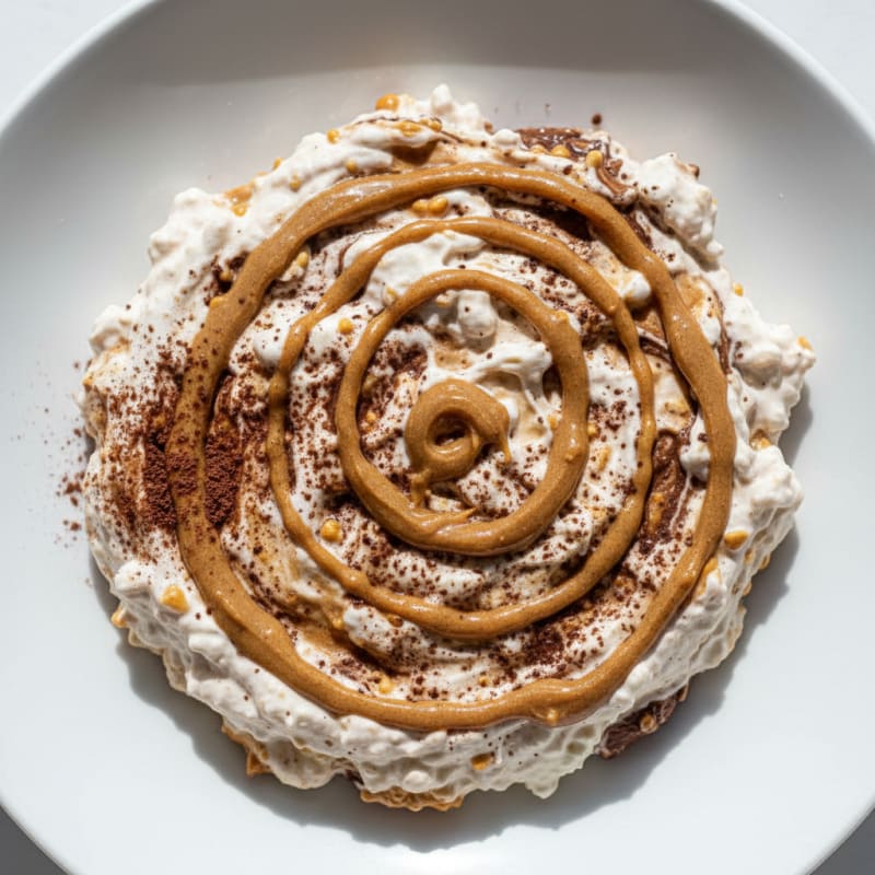 Silky Greek Yogurt Protein Mousse with Almond Butter