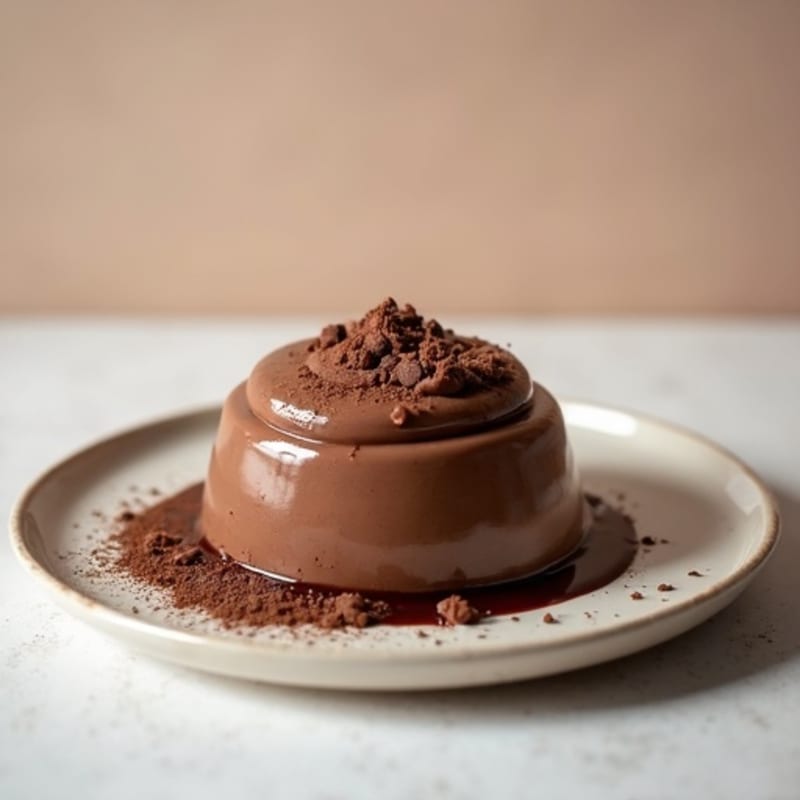 Silky Chocolate Protein Pudding with Greek Yogurt