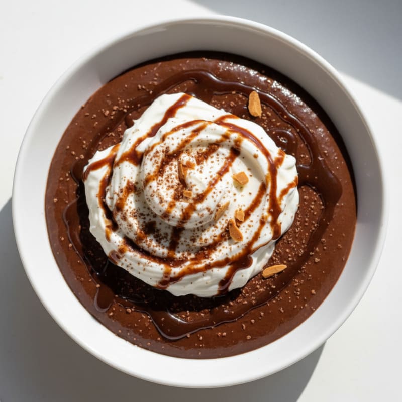 Silky Chocolate Protein Pudding with Greek Yogurt
