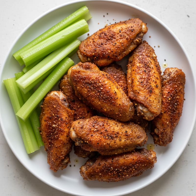 Crispy BBQ Spiced Chicken Wings