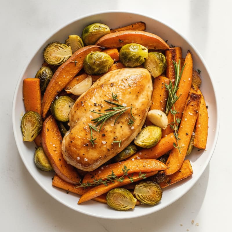 Savory Herb Roasted Chicken with Vegetables