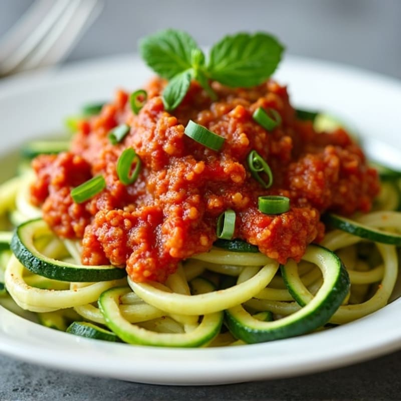 Protein-Packed Turkey and Zucchini Noodle Marinara