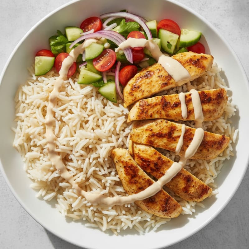 Chicken Shawarma Rice Bowl