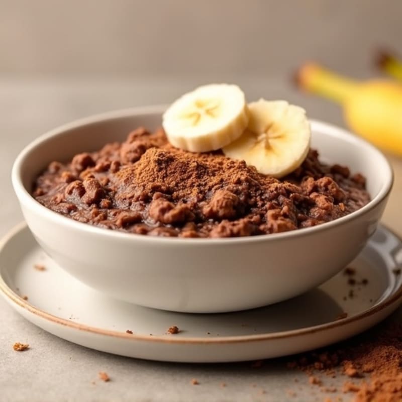 Rich Chocolate Protein Oatmeal