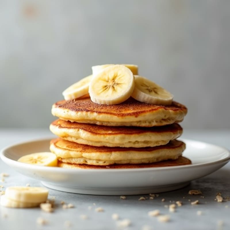 Protein-Packed Fluffy Banana Pancakes