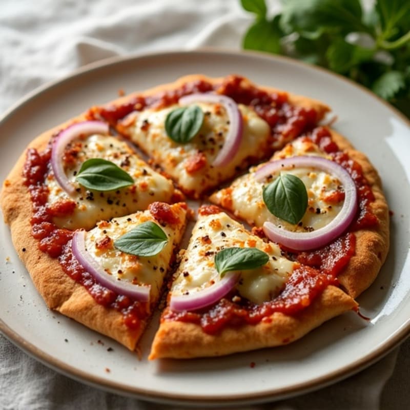 Crispy High-Protein BBQ Chicken Pizza