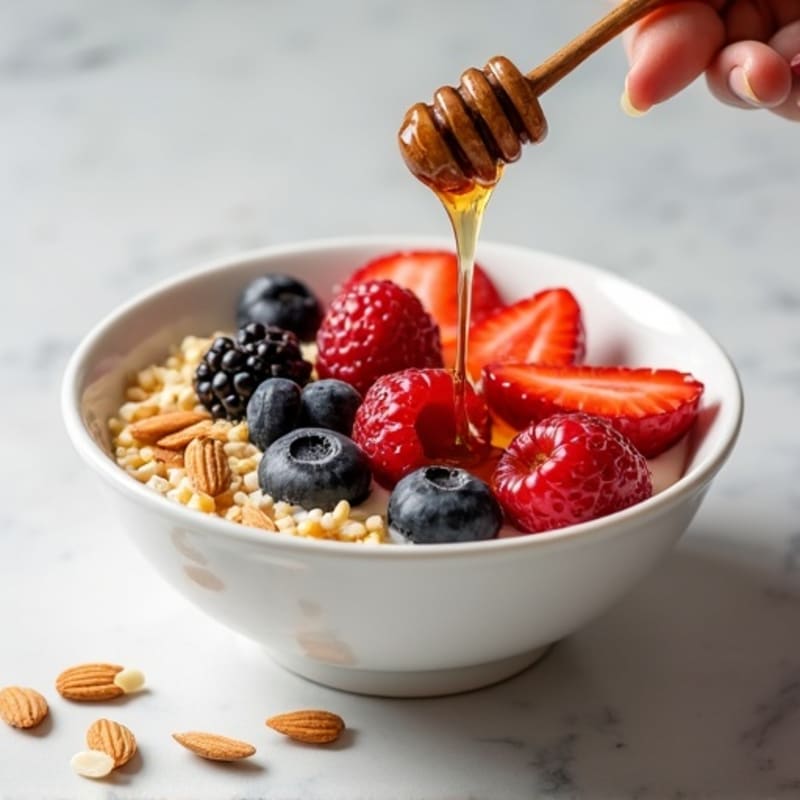 Honey-Drizzled Greek Yogurt Power Bowl