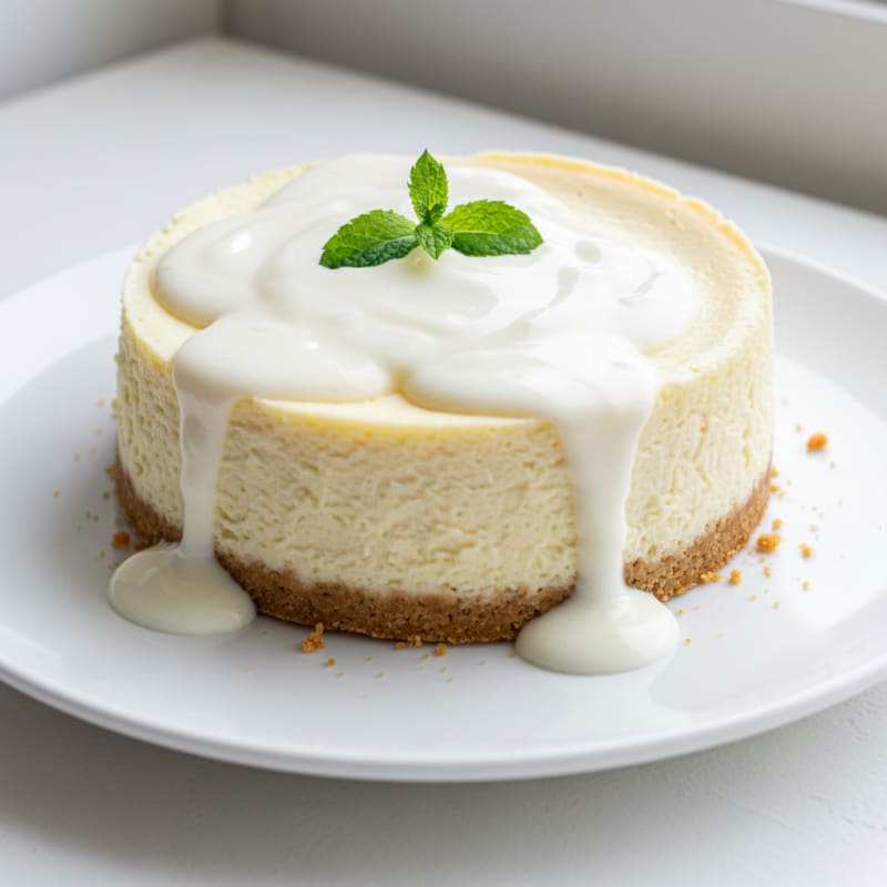 Creamy Protein Cheesecake with Greek Yogurt