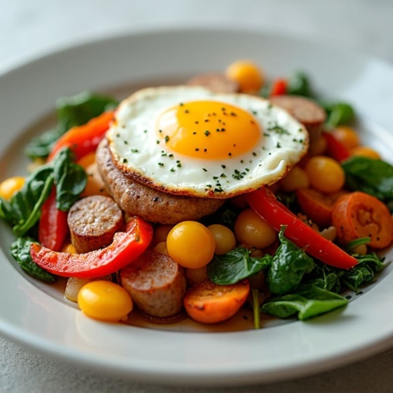 Sweet Potato and Turkey Sausage Hash