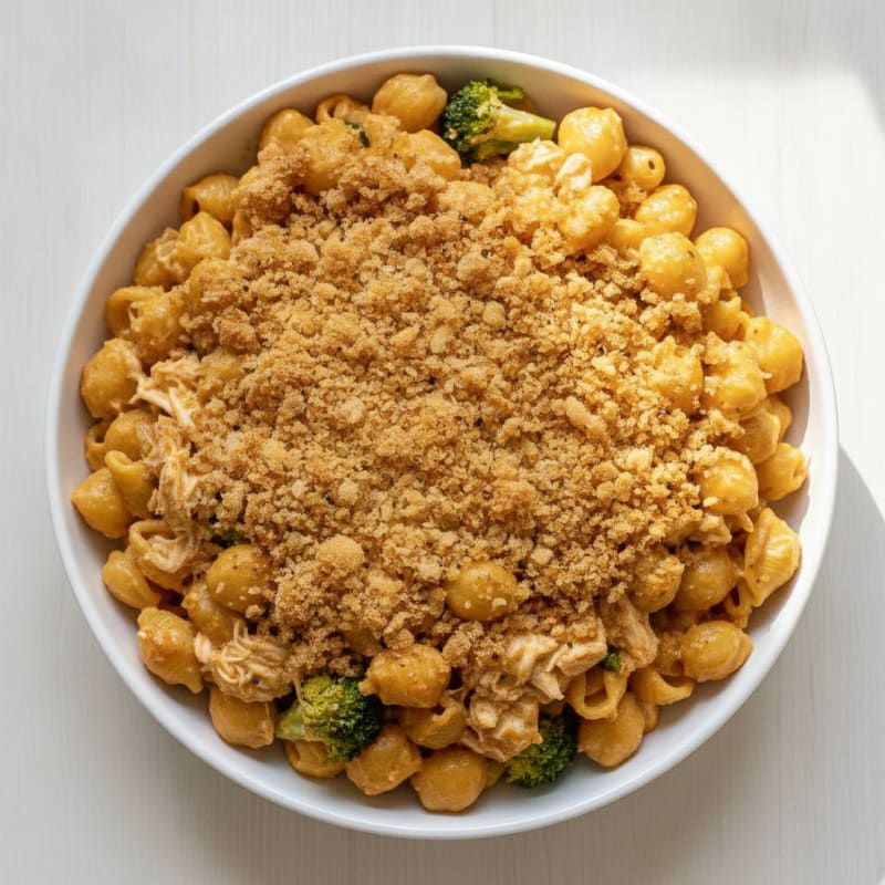 Baked Macaroni and Cheese with Toasted Breadcrumbs