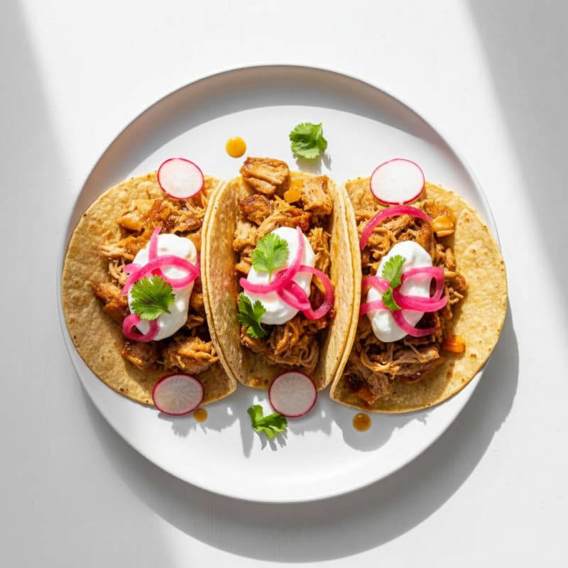 Slow-Cooked Pork Carnitas Tacos