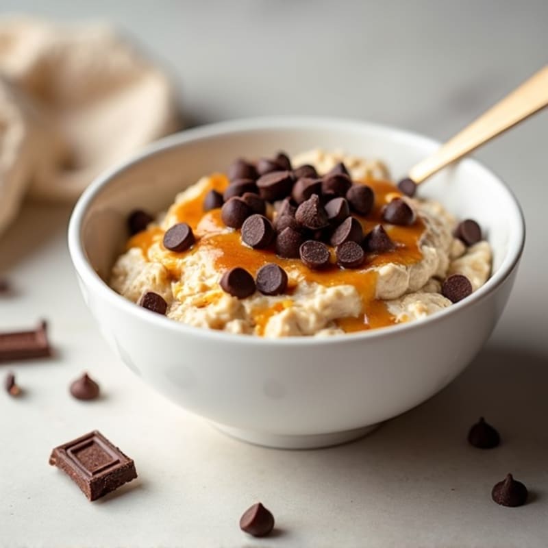 Creamy Protein Cookie Dough Overnight Oats