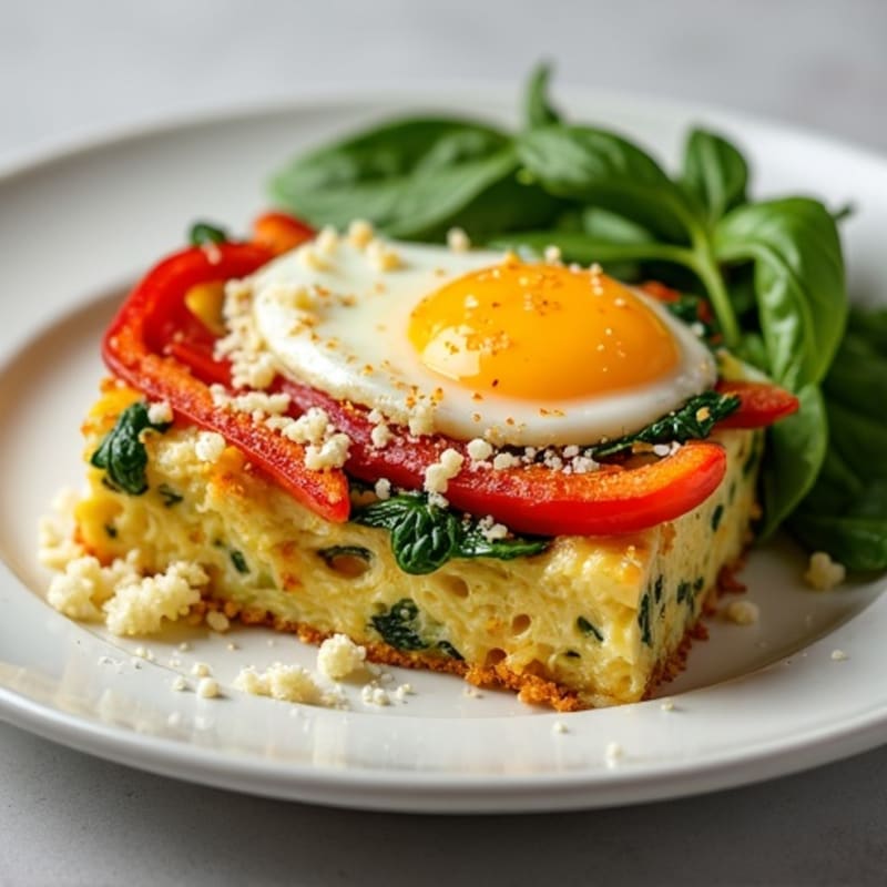 Savory Egg and Roasted Vegetable Casserole