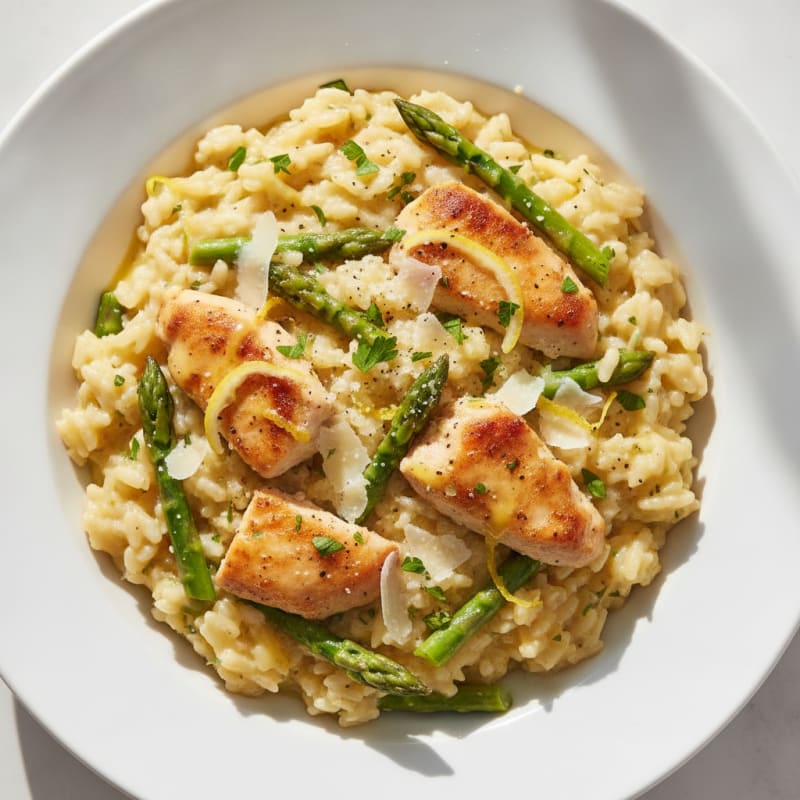 Lemon Herb Chicken Risotto