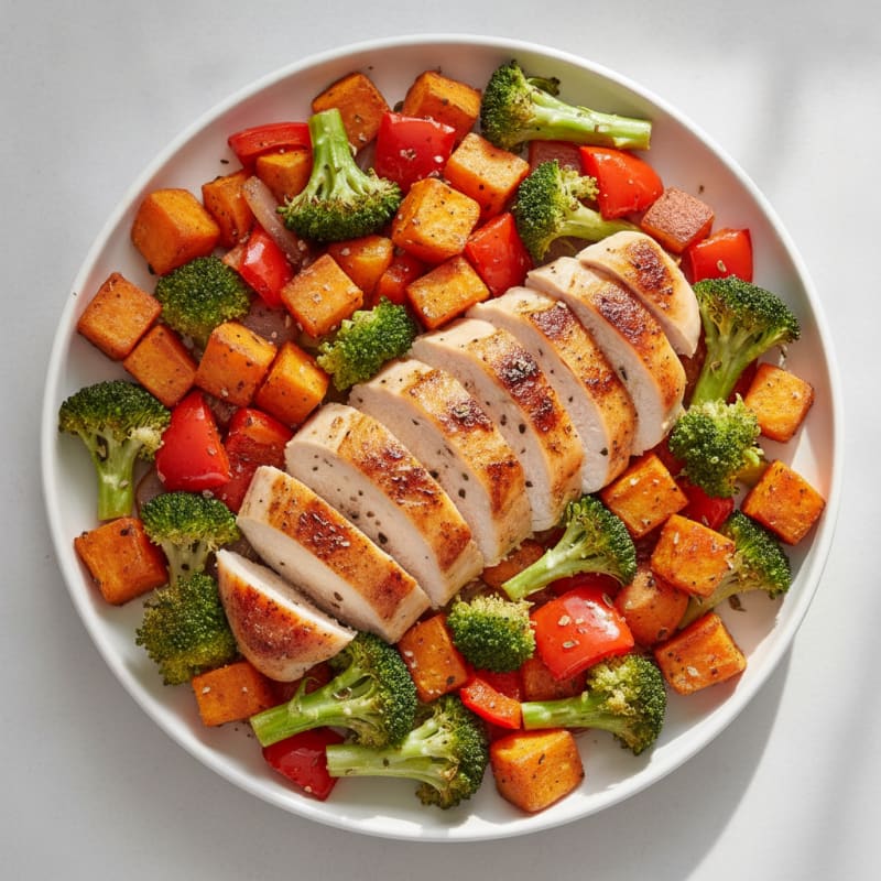Chicken and Roasted Vegetable Medley