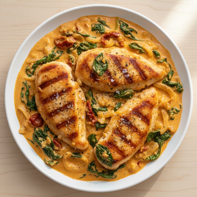 Creamy Tuscan Chicken Skillet