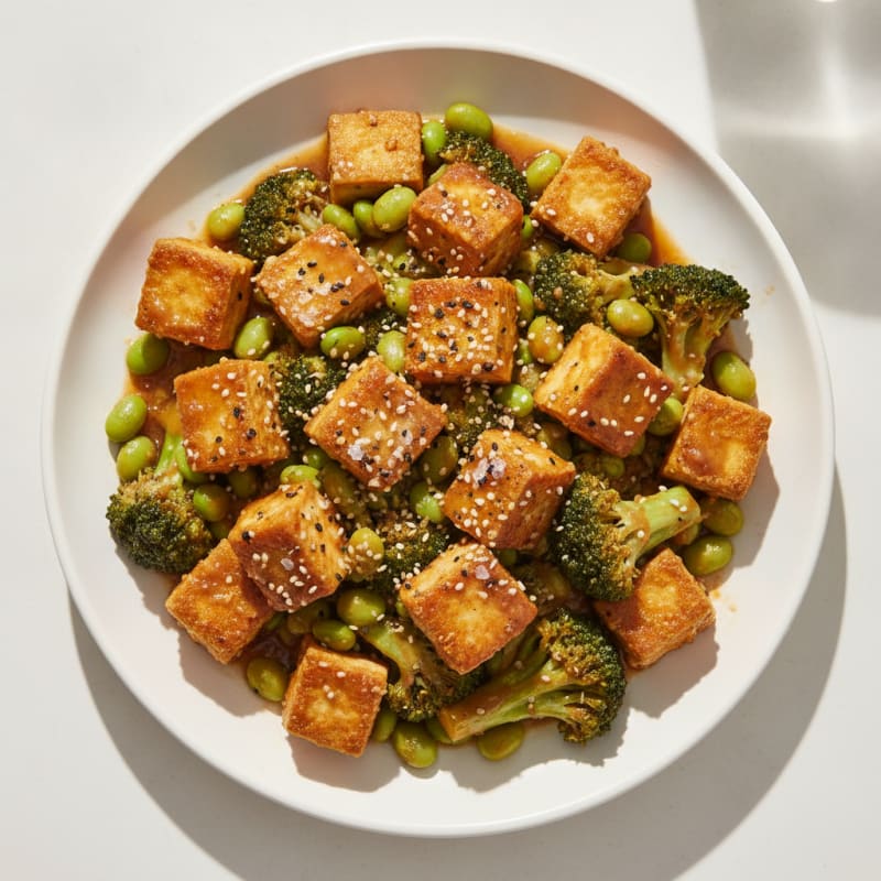 Sesame Tofu Stir-Fry