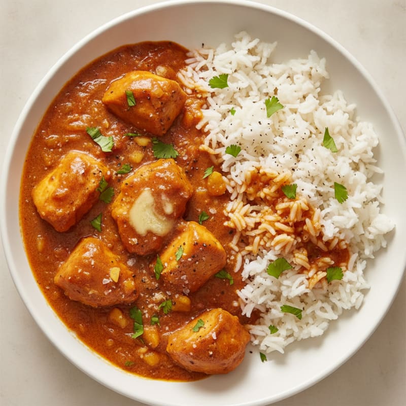 Spiced Butter Chicken with Basmati Rice