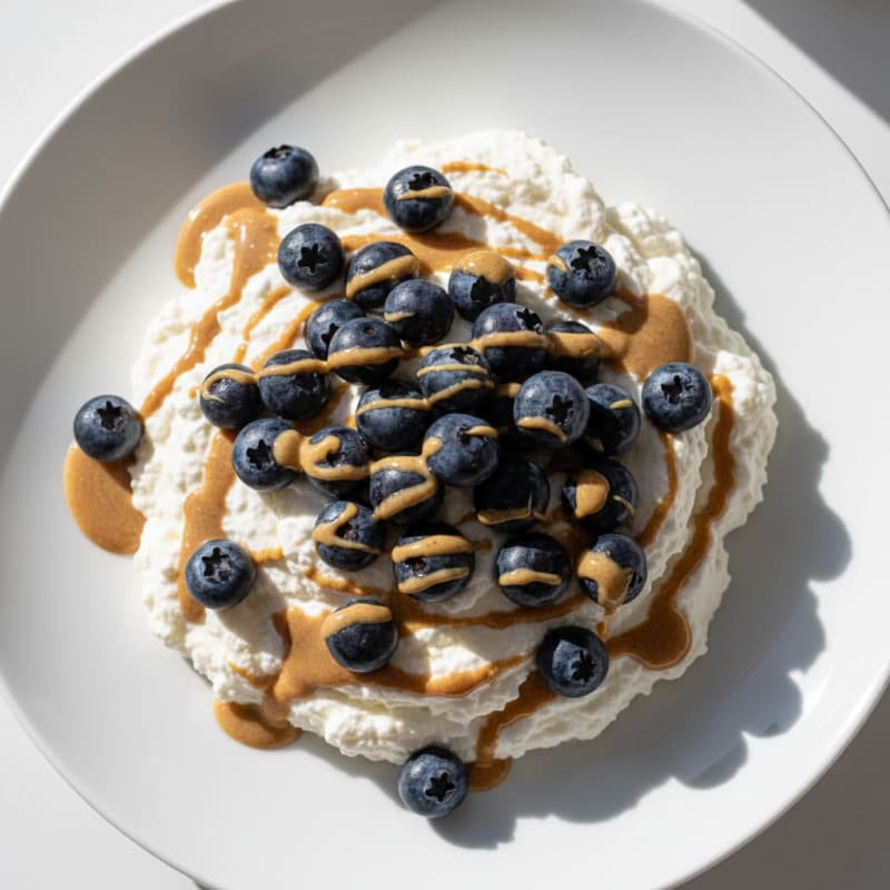 Silky Greek Yogurt Protein Mousse with Berries