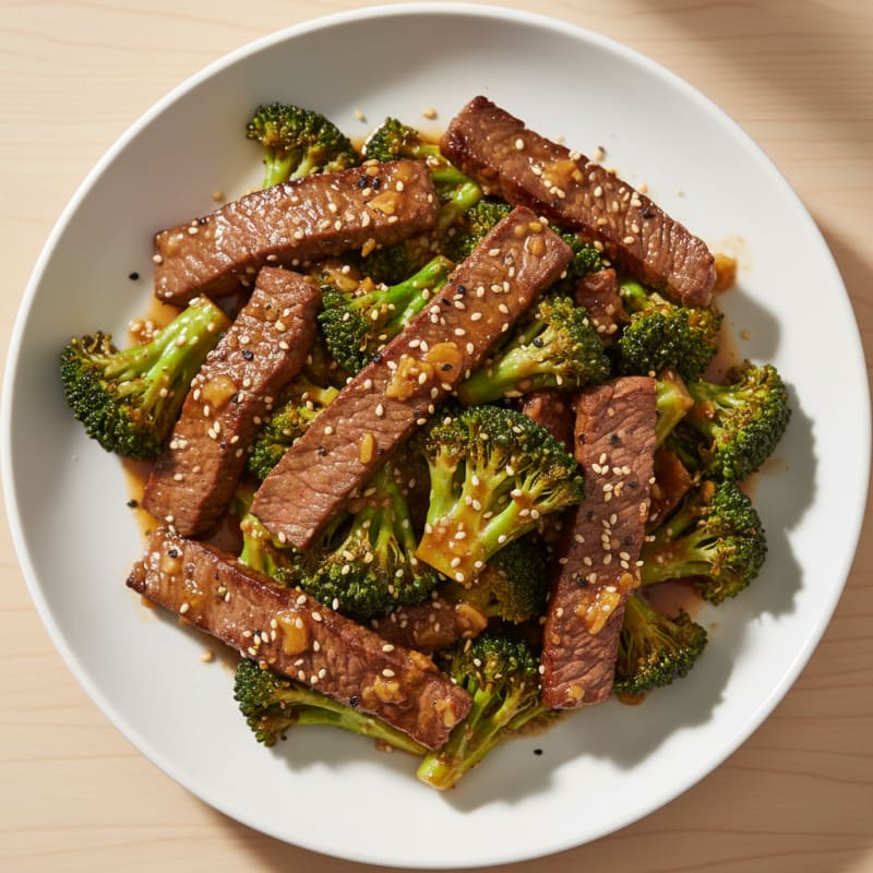 Sesame Beef and Broccoli Stir-Fry