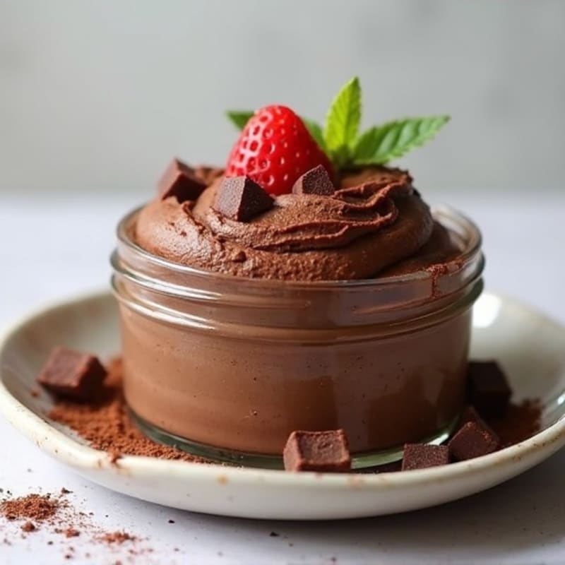 Dark Chocolate Avocado Mousse