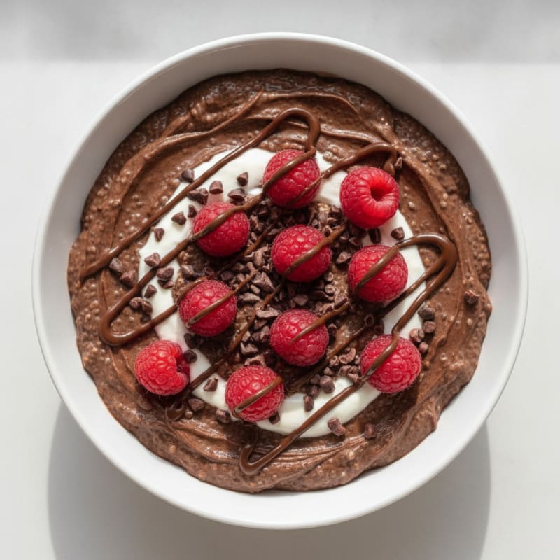Chocolate Protein Chia Seed Pudding
