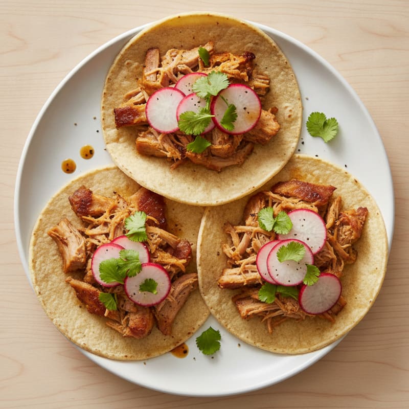 Slow-Cooked Pork Carnitas Tacos
