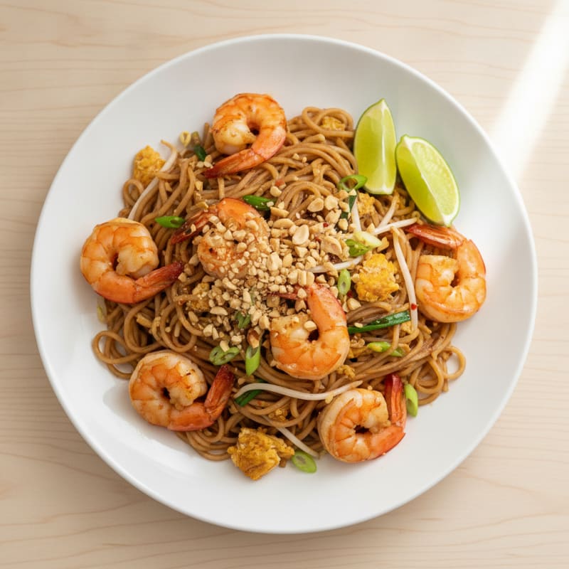 Shrimp Pad Thai Noodles