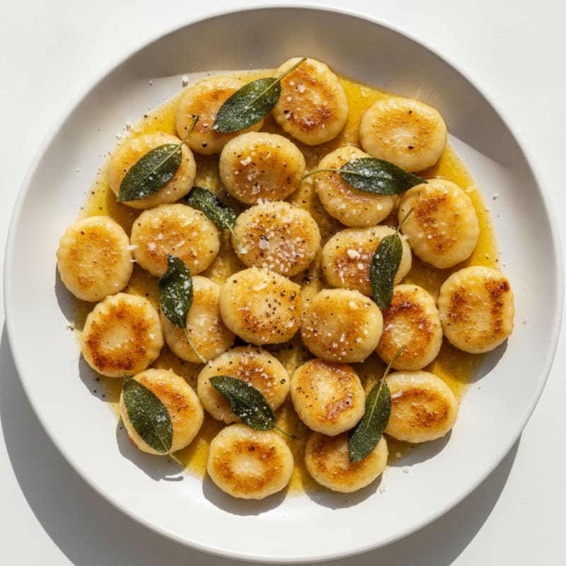 Ricotta Gnocchi with Sage Butter Sauce