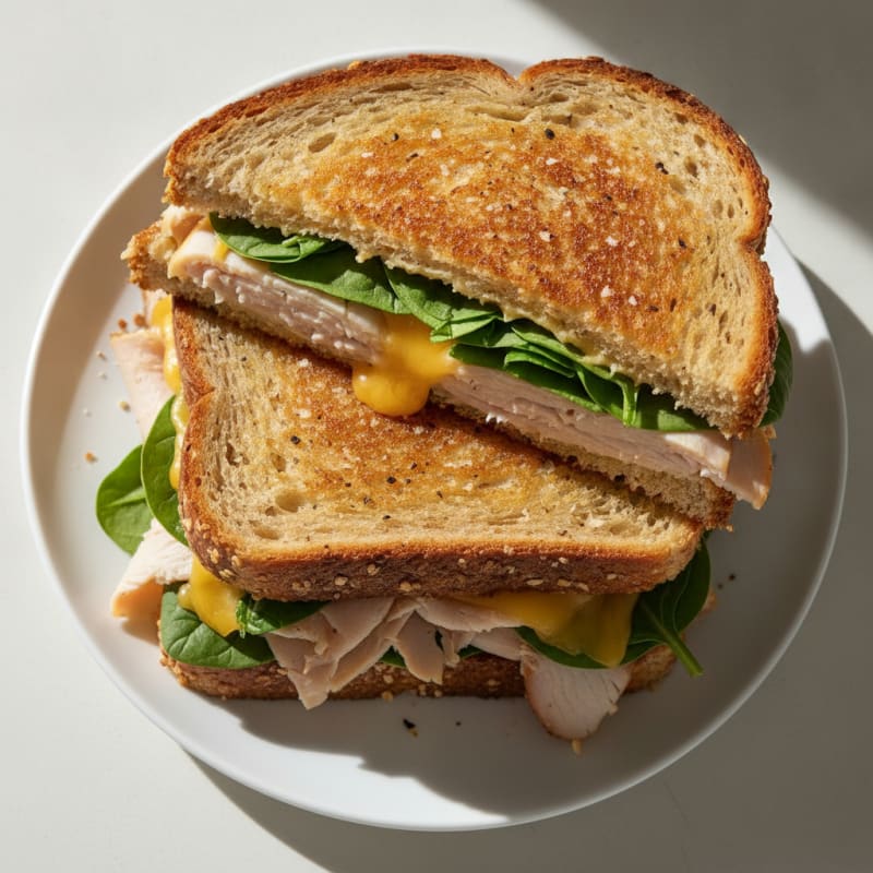 Triple-Decker Grilled Cheese Sandwich