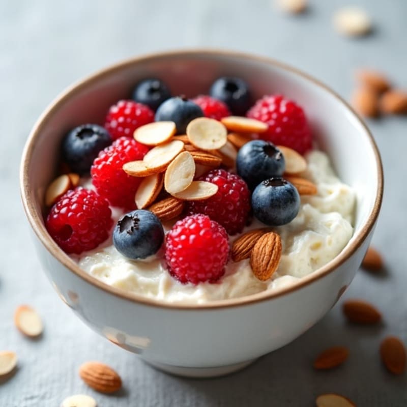 Cottage Cheese and Berry Protein Bowl