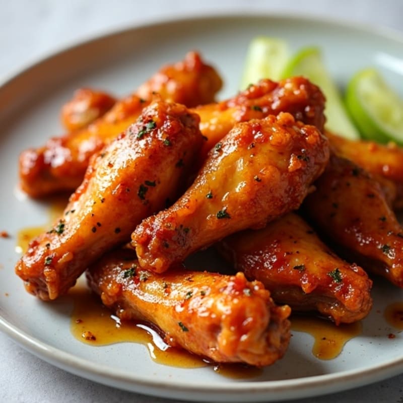 Crispy Honey Glazed Chicken Wings