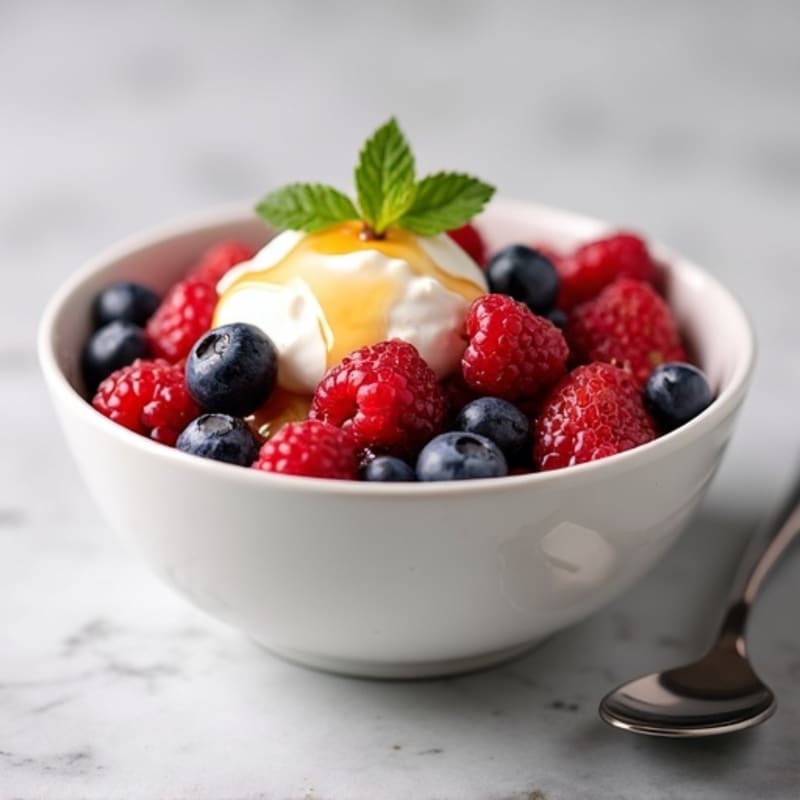 Cottage Cheese and Berry Protein Bowl