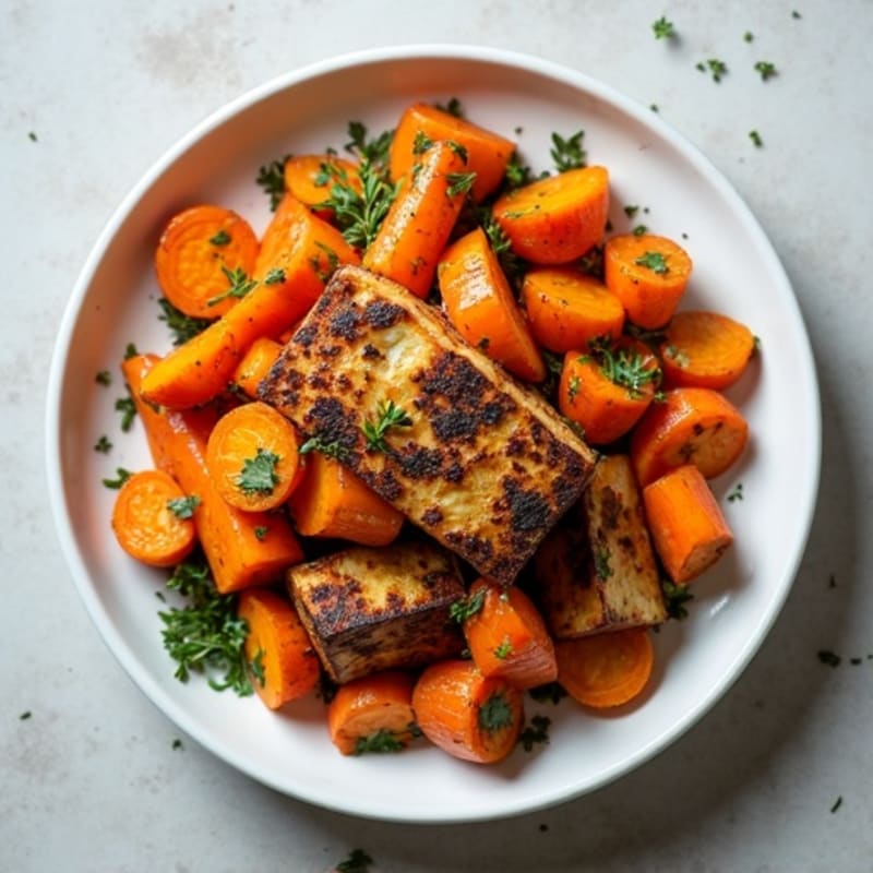 Roasted Root Medley with Tempeh