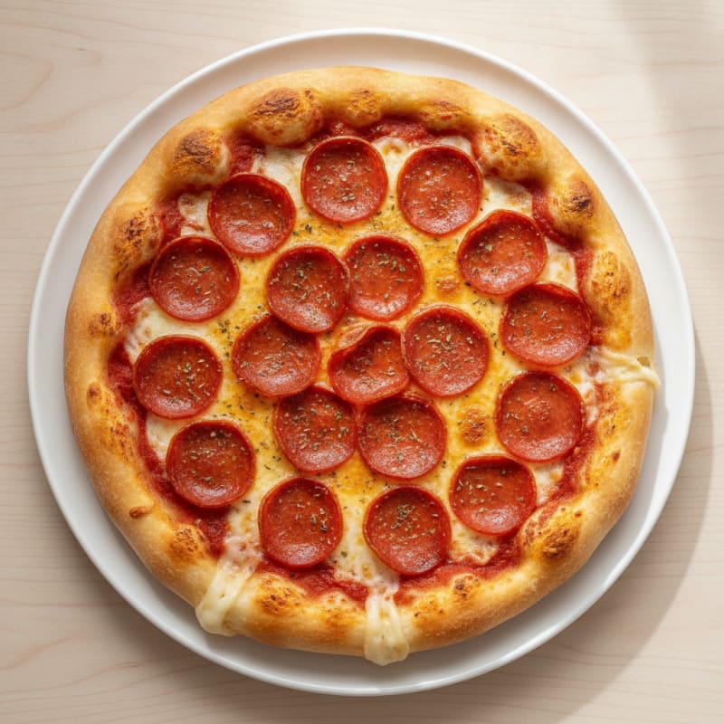 Classic Pepperoni Stuffed Crust Pizza
