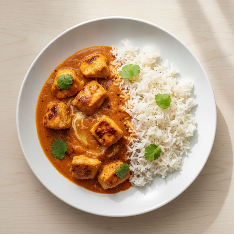 Spiced Butter Chicken with Basmati Rice