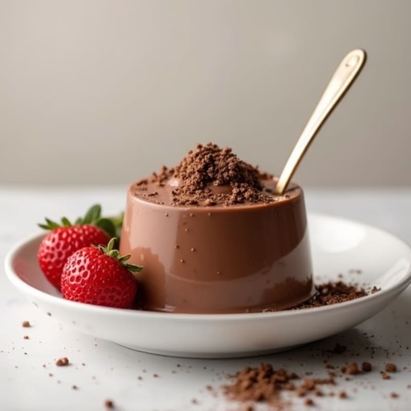 Silky Chocolate Protein Pudding