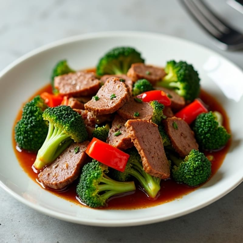 Savory Beef and Crispy Broccoli Stir-Fry