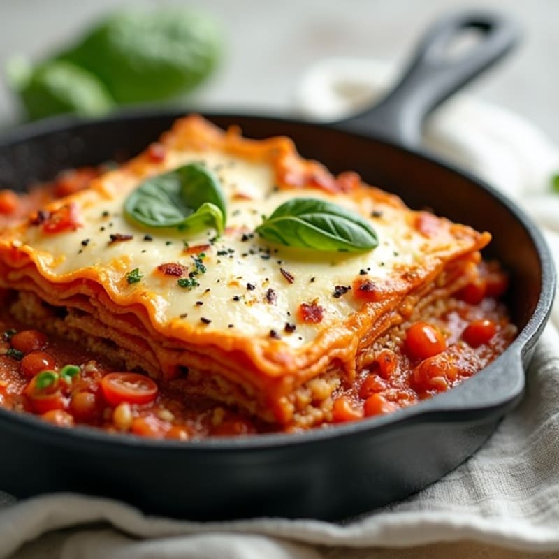 Protein-Packed Turkey Lasagna Skillet