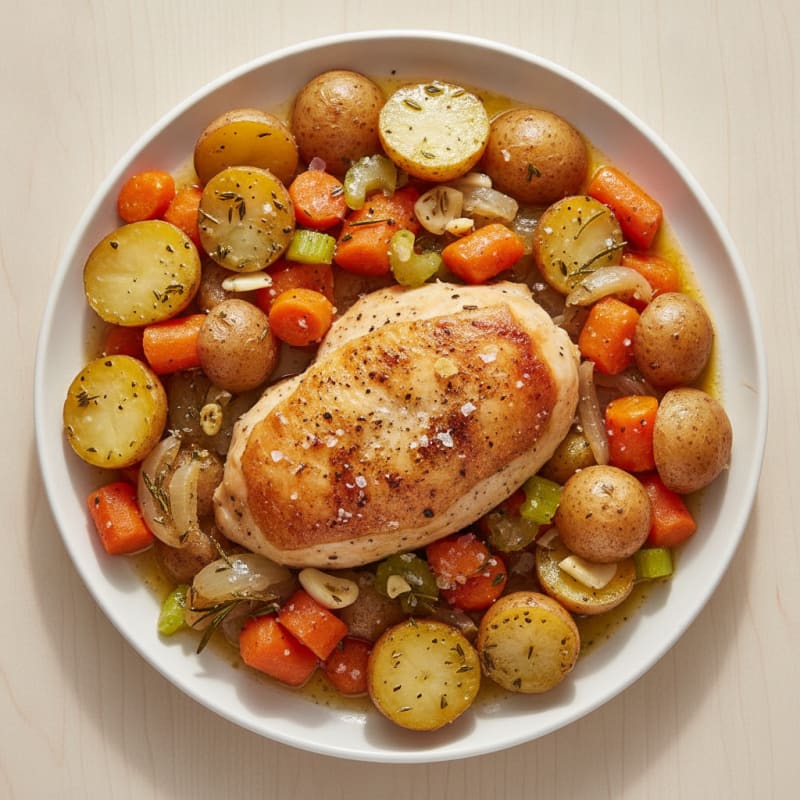 Slow Cooker Herb-Roasted Chicken